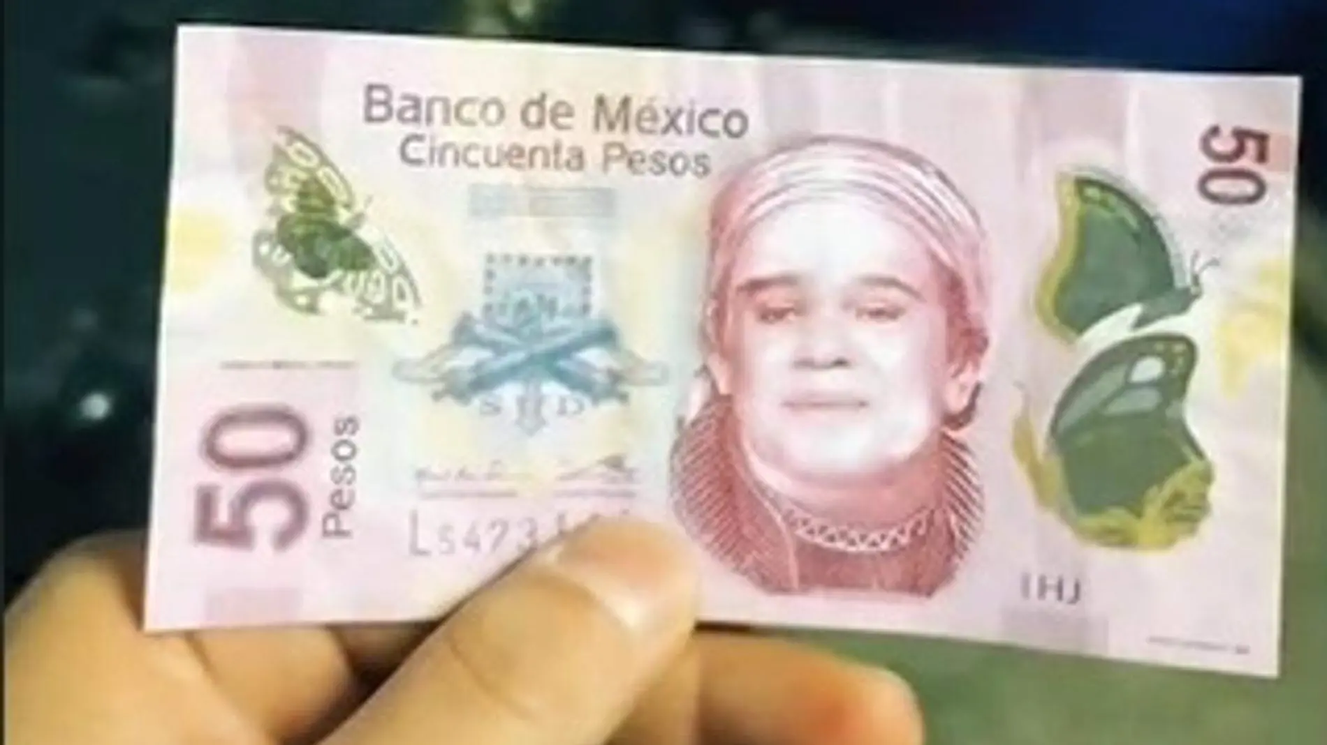 billete de 50 pesos con rostro de Juan Gabriel